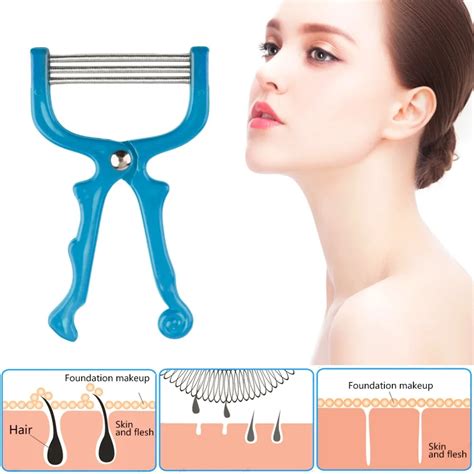 Women Face Facial Hair Removal Epilator Beauty Epilator Epi Roller Face Care Massager Safe ...