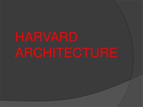 Harvard architecture