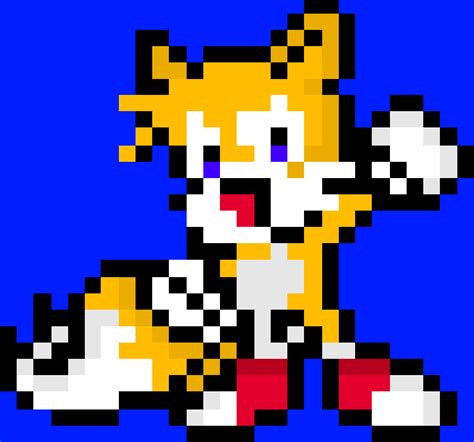 Sonic Tails Pixel Art