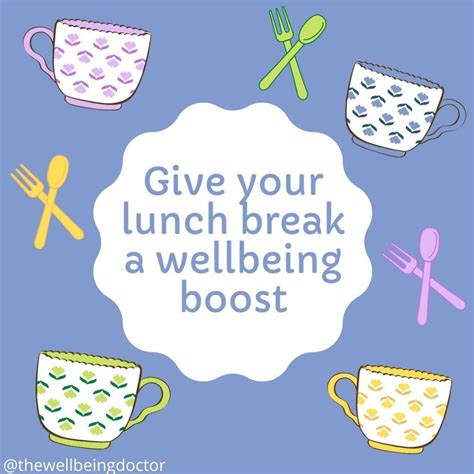 Healthy lunch breaks! | The Wellbeing Doctor