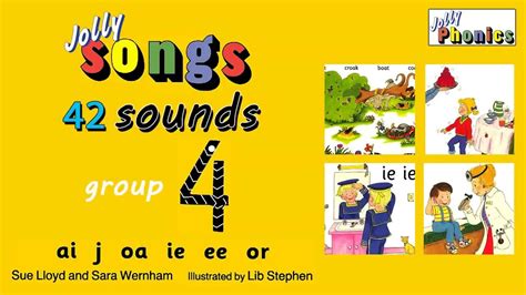 Jolly Phonics Song Group 4 - Jjolly phonics cards