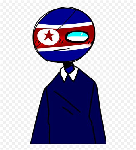 Countryhumans Northkorea - North Korea Countryhumans Emoji,North Korea ...