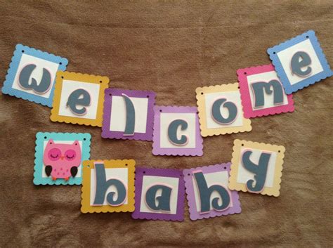 Welcome baby, welcome baby banner, welcome baby girl banner, banner ...