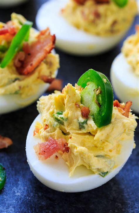 Jalapeno Popper Deviled Eggs - Spicy Southern Kitchen