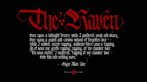 Poem The Raven By Edgar Allan Poe