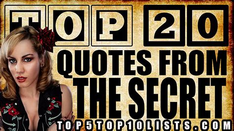 Top 20 Quotes From The Secret - Top5Top10Lists