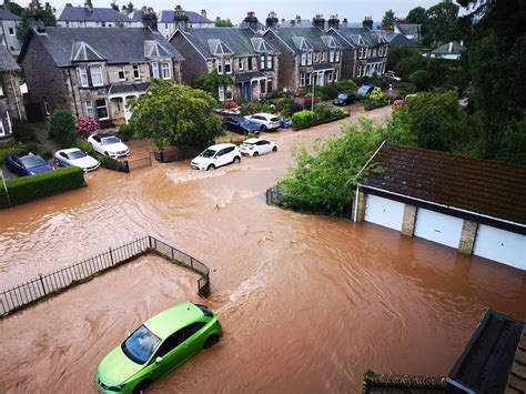 Pictures show the extent of flooding in Scotland after severe thunderstorms - Daily Record