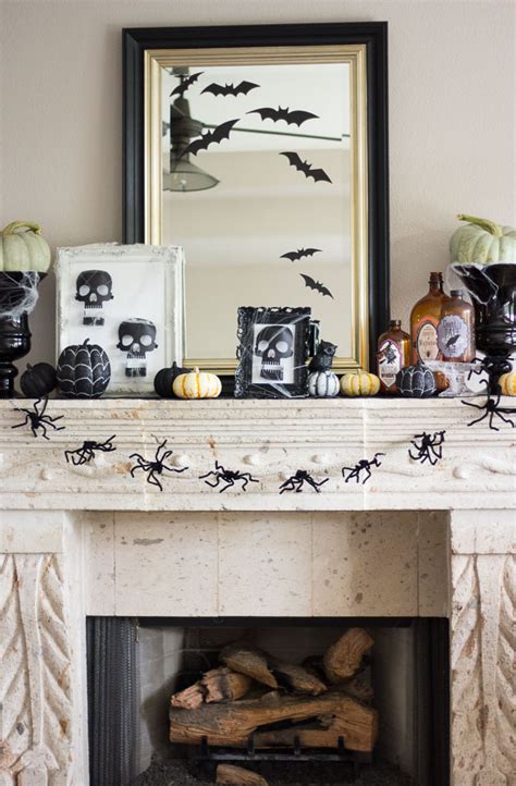 Martha Stewart Halloween Mantel Ideas - Design Improvised