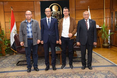 The President of Assiut University considers future cooperation with the French Universities of ...