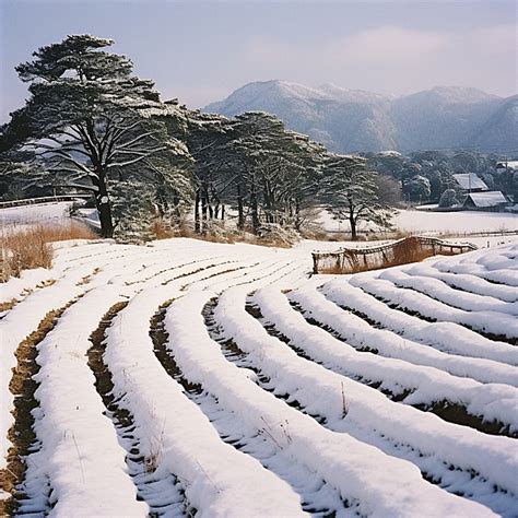 Snowy Fields Beside The Summit Of One Of The Highest Mountains In Japan ...