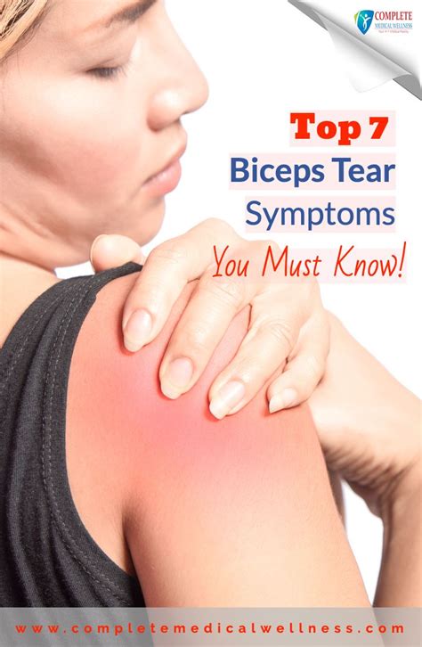 Top 7 Biceps Tear Symptoms. You Must Know! | Bicep tendonitis, Biceps, Medical wellness