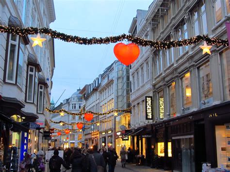 Christmas lights in Copenhagen, Denmark