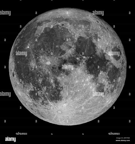 Full moon background isolated on black Stock Photo - Alamy