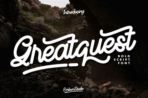 41 Best Bold Cursive Fonts (Bold Script, Calligraphy and Tattoo Fonts ...