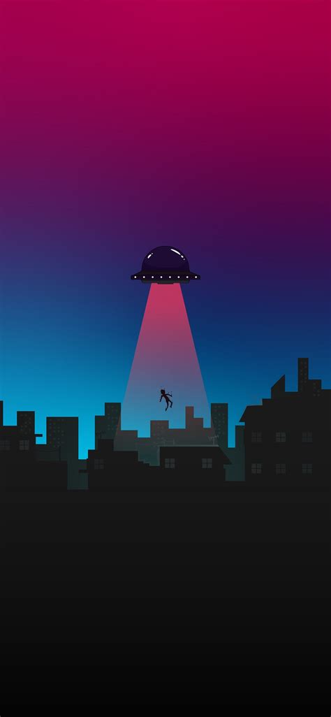 UFO Abduction Wallpaper 4K L Phone Wallpaper Digital Landscape Download ...