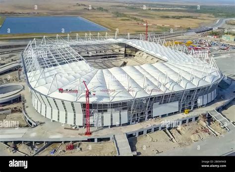 Construction of the stadium. New stadium, sports facility Stock Photo - Alamy