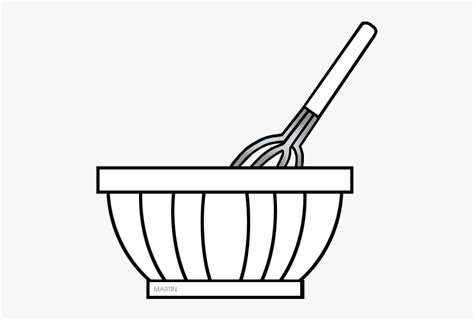 White Mixing Bowl - Black And White Mixing Bowl Clipart , Free ...