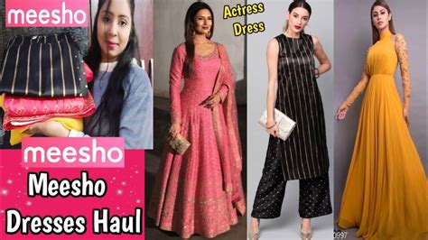 Meesho Dresses Haul + Review #CelebrityDress #Meeshohaul |IndianStyleWithMegha| - YouTube