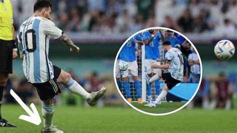 The science behind Lionel Messi's incredible free-kick technique that involves 'spraining his ankle'