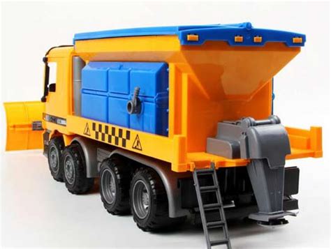 Large Scale Yellow Kids Plastic Diecast Snow Plow Toy [NT01T495] : EZTRUCKTOYS.COM