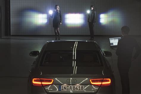 Audi Demonstrates Effects Of Matrix LED Headlights: Video