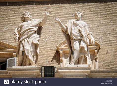 Statue in st peter square in vatican city hi-res stock photography and ...