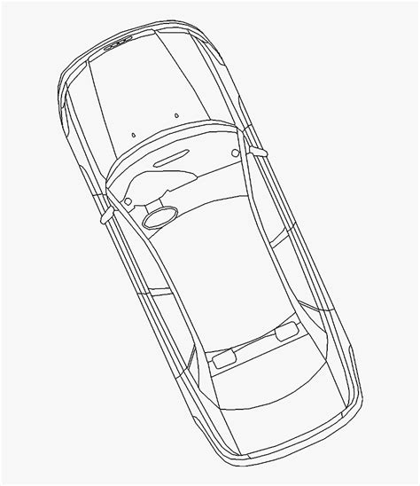 Car At Getdrawings - Top View Of Cars Clipart, HD Png Download - kindpng