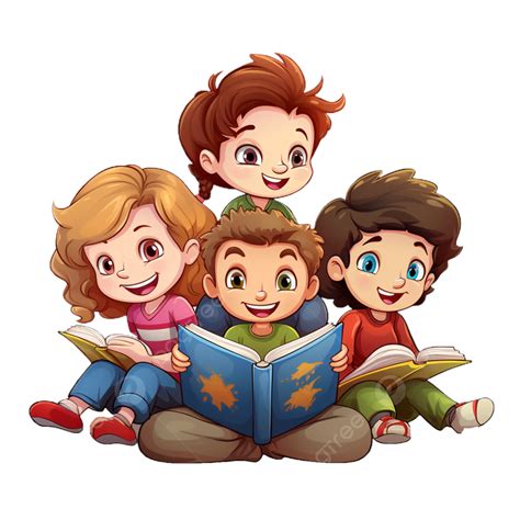 Kids Reading Clipart Transparent, Kids, Reading, Clipart PNG Transparent Image and Clipart for ...