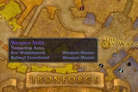 Trainer : Map, Coords, Compasses : World of Warcraft AddOns