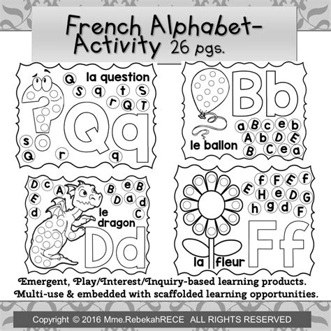 Alphabet Worksheets In French | AlphabetWorksheetsFree.com