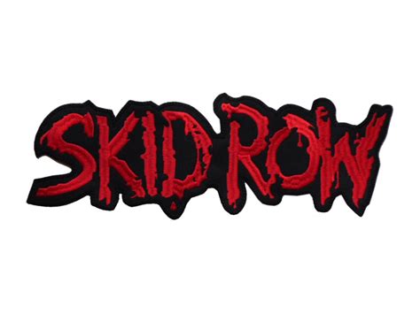 Skid Row Logo Cut Out Backpatch - Rockzone