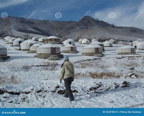 A Ger (Mongol Tent) Camp Resort At The Breathtaking Bogd Khaan Valley ...