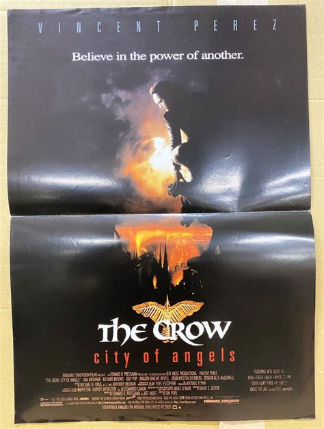 The Crow: City of Angels (Vincent Perez) - Movie Poster 40x60cm - Miramax Films 1996