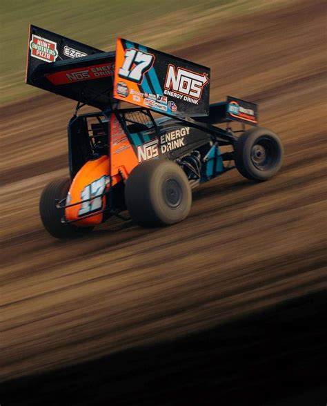 Download Ricky Stenhouse Jr. Driving Sprint Car Wallpaper | Wallpapers.com