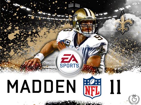 A b o v e t h e C l o u d s: Drew Brees Madden 11's new Cover Athlete