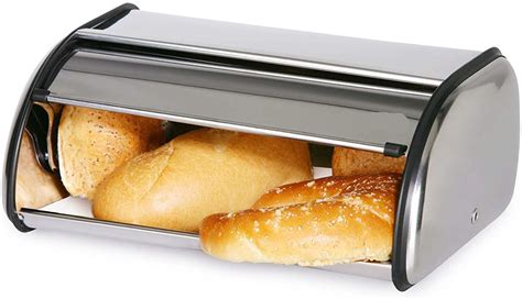 Stainless Steel Bread Box (UPC # 737857791958) - The Clean Store