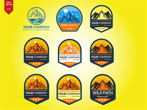 Mountain Logo Graphic by azadservice · Creative Fabrica