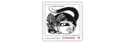 New stamp honours Duncan Macpherson, pioneer of editorial cartooning - Magazine | Canada Post