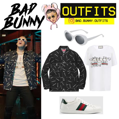 Bad Bunny Outfits: BAD BUNNY OUTFIT x Vuelve