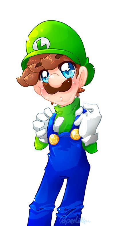 Luigi by PaperLillie on DeviantArt