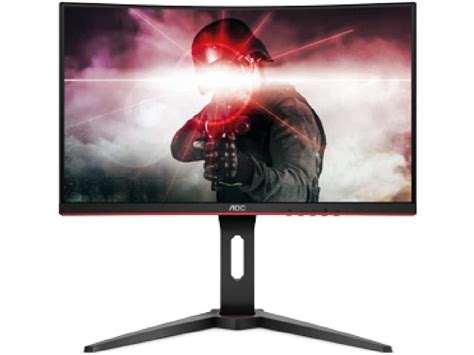 AOC C24G1A 24" Curved Frameless Gaming Monitor, FHD 1920x1080, 1500R ...