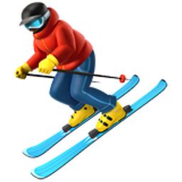 Skier Emoji (U+26F7)