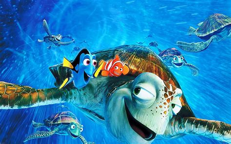 Finding Nemo 2003, pasti, pixar, underwater, disney, fush, blue, summer ...