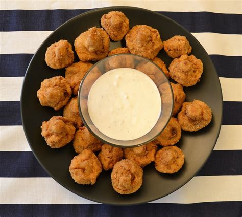 Vegans Have Superpowers: Deep Fried Mushrooms with Horseradish Dipping Sauce