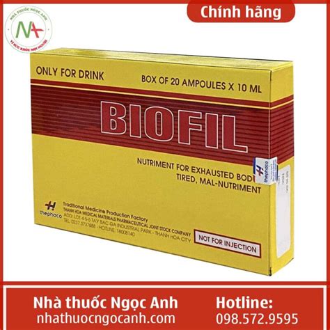 Thuốc Biofil dạng ống uống trước hay sau ăn, giá bao nhiêu, mua ở đâu?