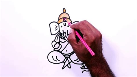 Ganesh Ji Drawing For Kids