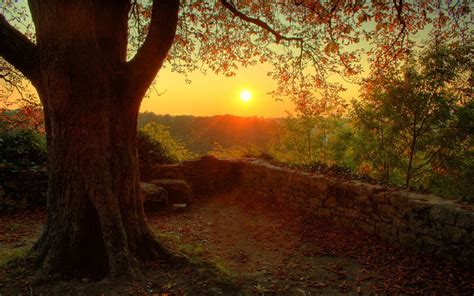 Beautiful Autumn Sunset - Random Wallpaper (32882124) - Fanpop