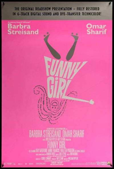 Funny Girl (1968) Original R1996 One-Sheet Movie Poster - Original Film ...