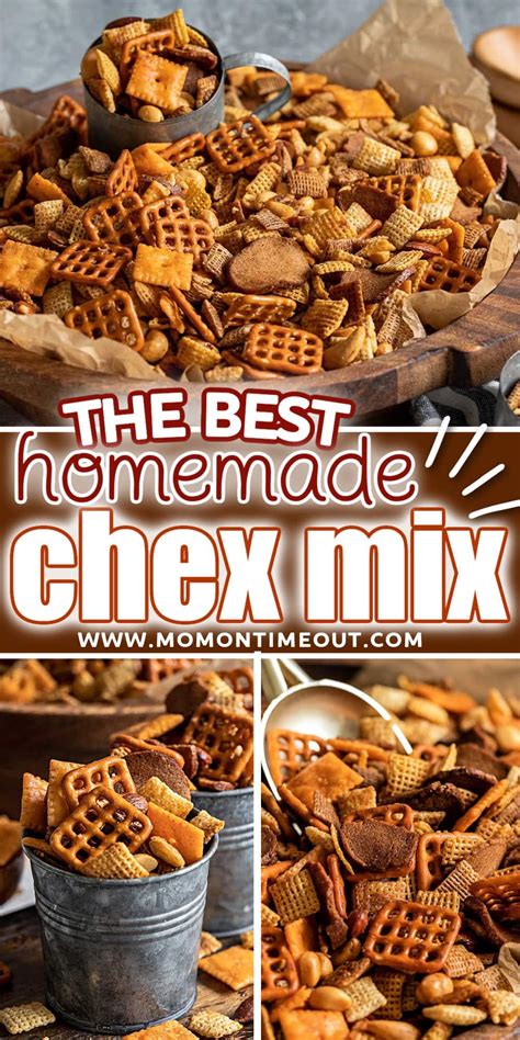 The BEST Homemade Chex Mix Recipe - Mom On Timeout