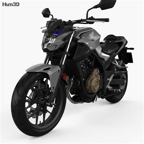 Honda CB500F 2019 Modèle 3D - Télécharger Motocyclettes on 3DModels.org